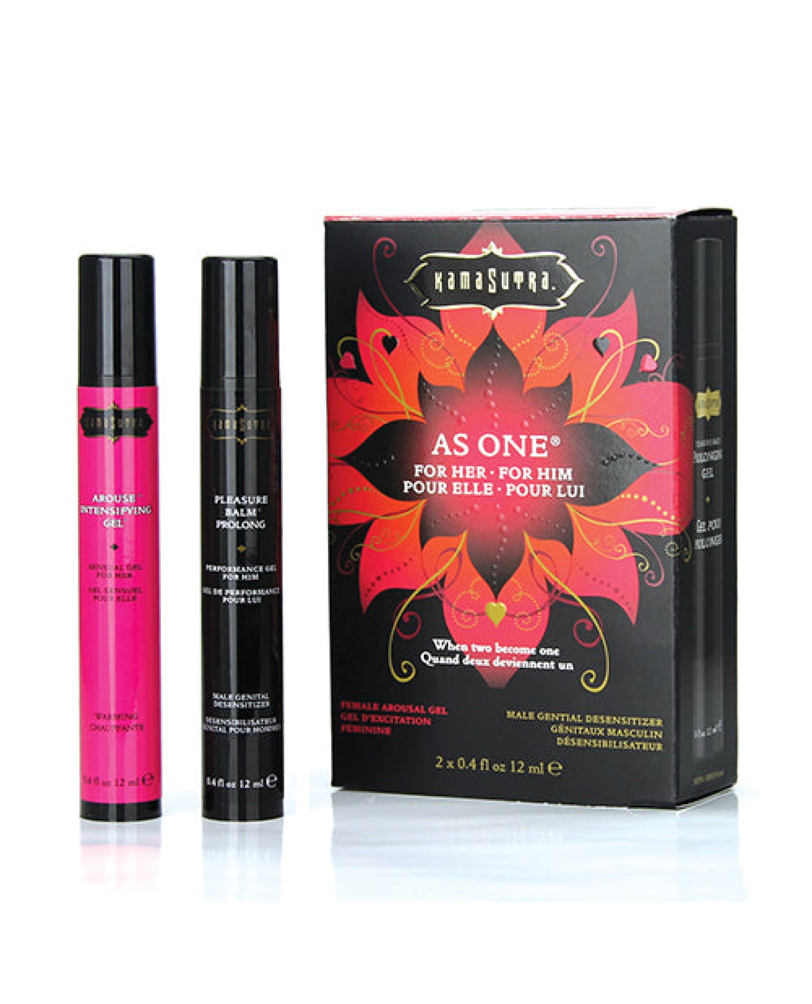 Kama Sutra As One Intensify Plus Warming & Prolonging Gel Couples Kit – JLD