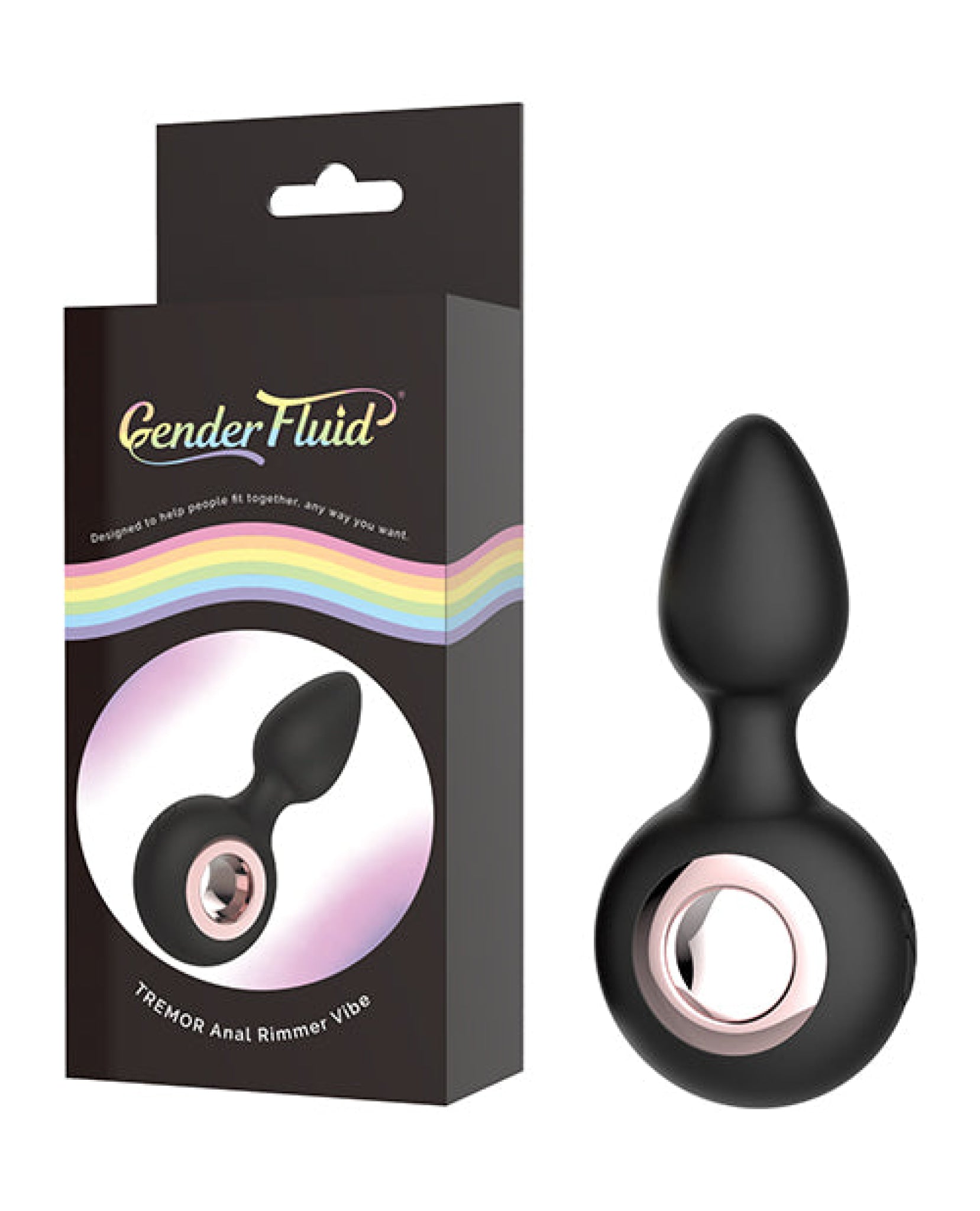 Gender Fluid Tremor Ring Plug Anal Vibe - Black – JLD