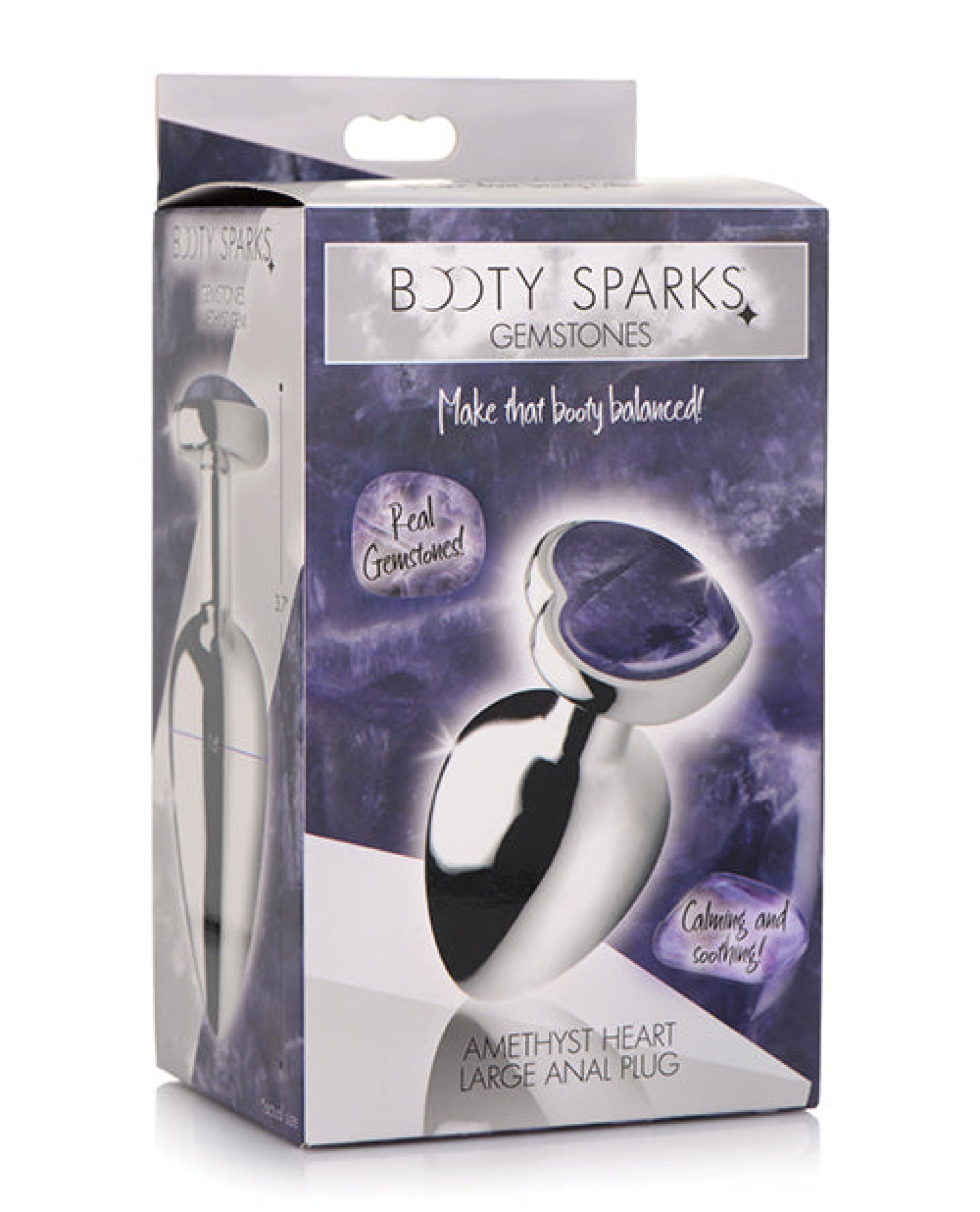 Booty Sparks Gemstones Amethyst Heart Anal Plug – JLD